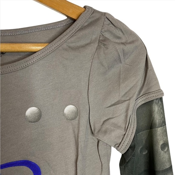 Homestuck Jade Harley Atom Puff Print Sheer Sleeves Thumbholes Small - Picture 5 of 13